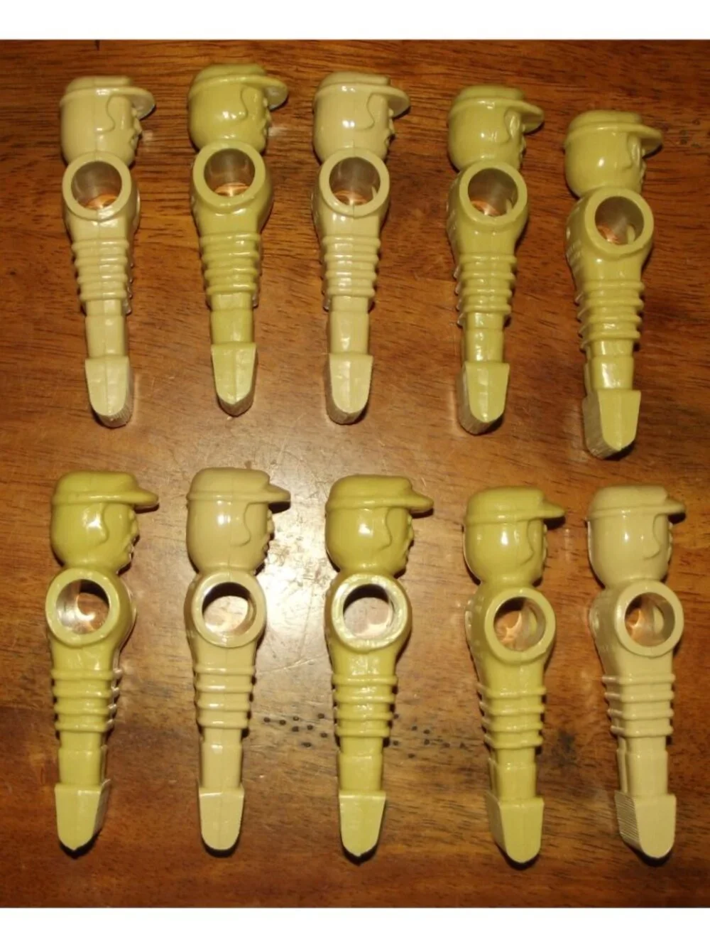 Tournament Foosball Replacement Players (lot of 10) Vintage 1978 Soccer Man Men